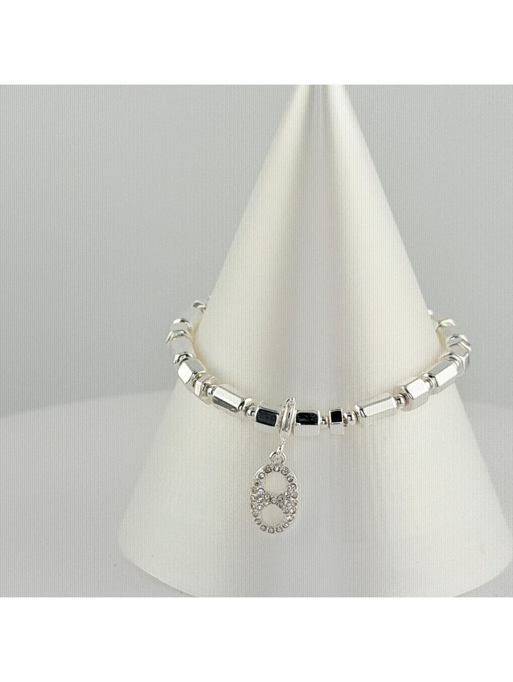 Bomb Party Single Stack Bracelet - on Silver Plating #195